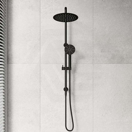 Bella Vista Mica Round Twin Rail Shower Set Variant Colors Available