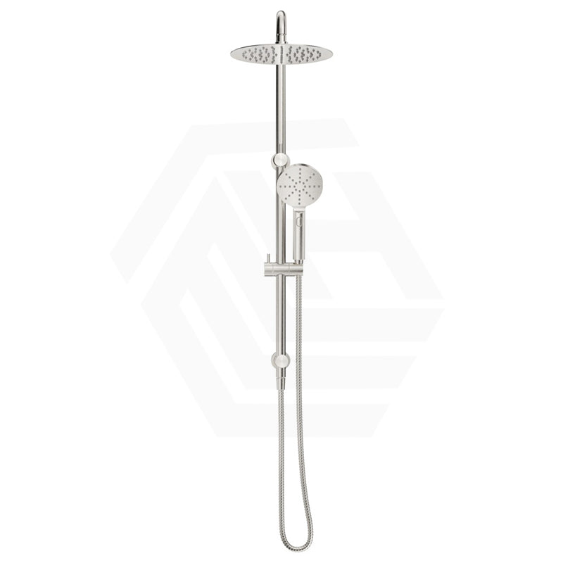 Bella Vista Mica Round Twin Rail Shower Set Variant Colors Available