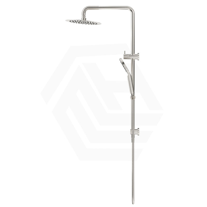 Bella Vista Mica Round Twin Rail Shower Set Variant Colors Available