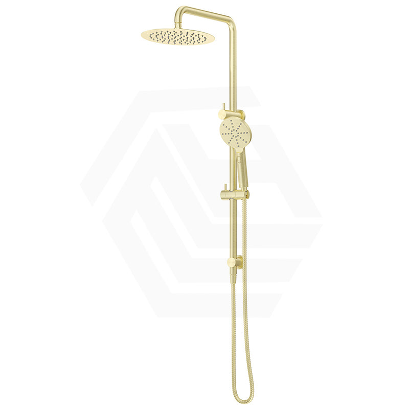 Bella Vista Mica Round Twin Rail Shower Set Variant Colors Available