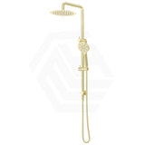 Bella Vista Mica Round Twin Rail Shower Set Variant Colors Available