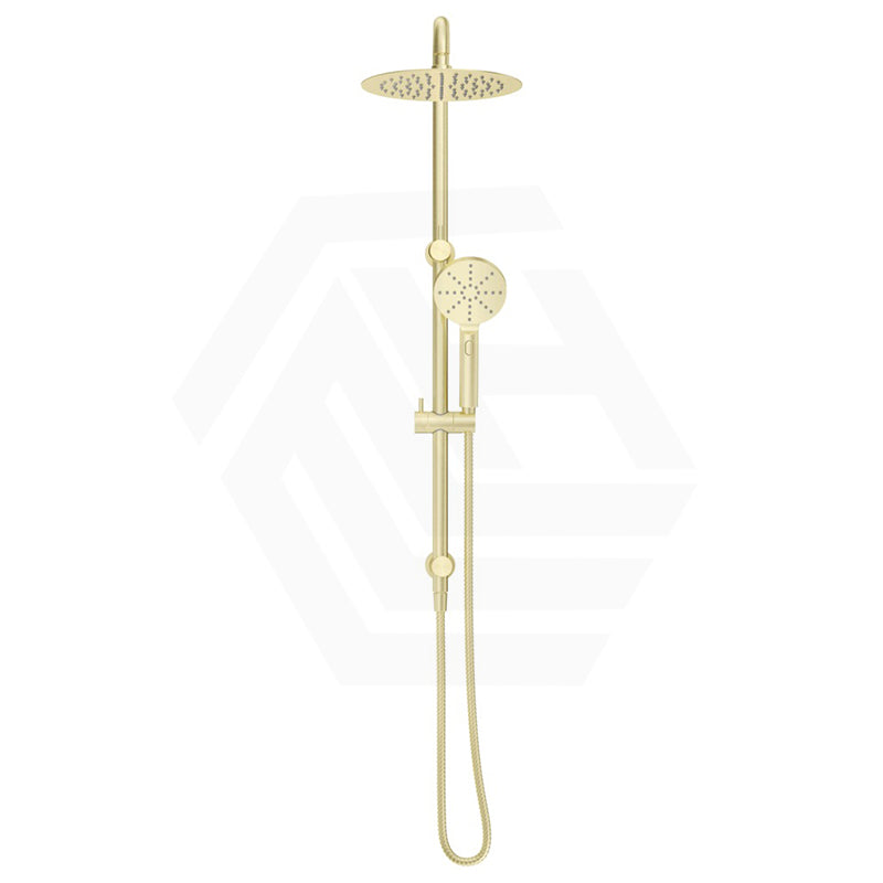 Bella Vista Mica Round Twin Rail Shower Set Variant Colors Available