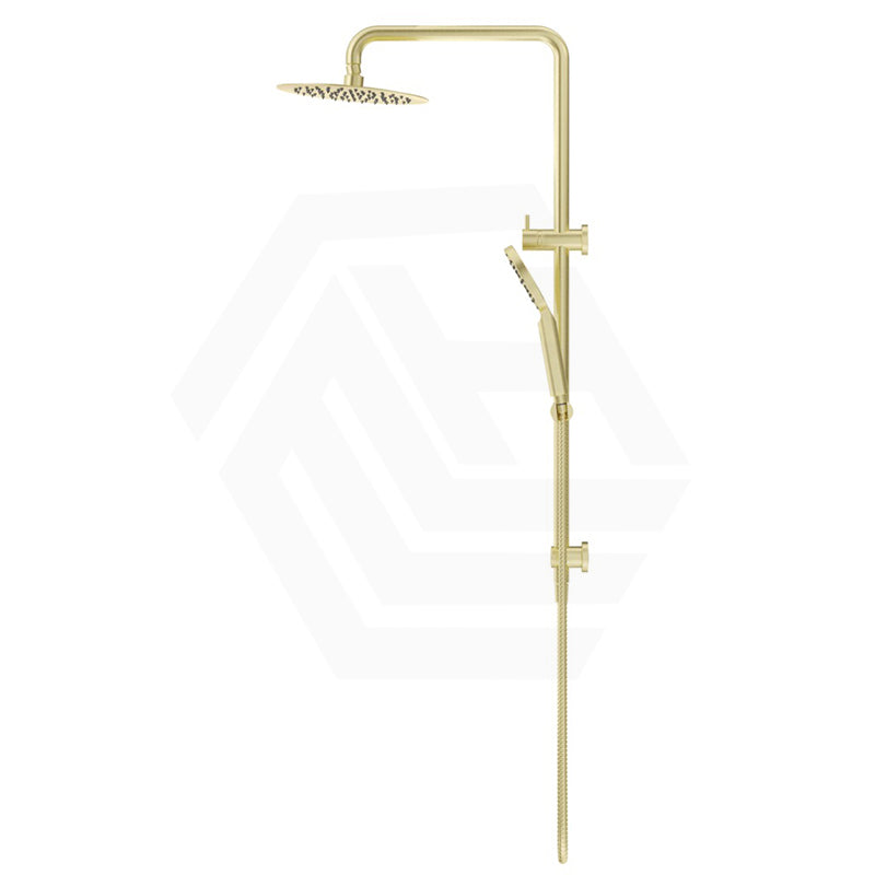 Bella Vista Mica Round Twin Rail Shower Set Variant Colors Available