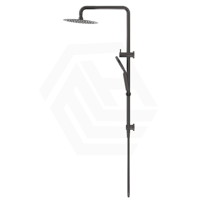 Bella Vista Mica Round Twin Rail Shower Set Variant Colors Available