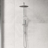 Bella Vista Mica Round Twin Rail Shower Set Variant Colors Available