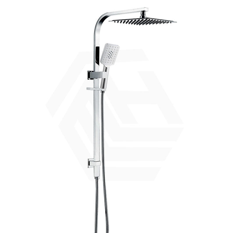 Chrome Bella Vista Cresta Square Twin Shower Set