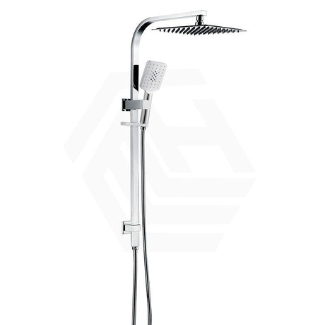 Chrome Bella Vista Cresta Square Twin Shower Set