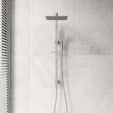 N#5(Nickel) Bella Vista Cresta Square Twin Shower Set