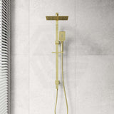 G#8(Gold)Bella Vista Cresta Square Twin Shower Set