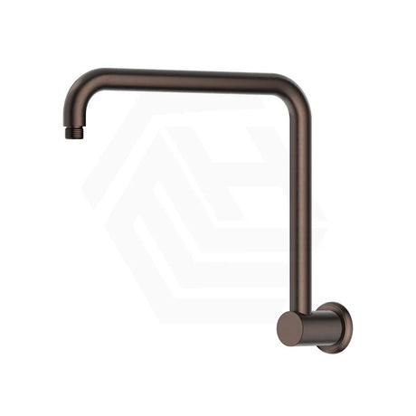 Bella Vista Mica Heritage Round Gooseneck Shower Arm Wall Mounted Brushed Gold