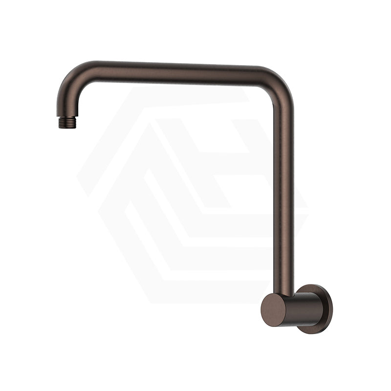 Bella Vista Mica Gooseneck 350mm Stainless Steel Shower Arm Only Variant Colors Available