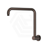 Bella Vista Mica Gooseneck 350mm Stainless Steel Shower Arm Only Variant Colors Available
