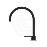 Bella Vista Mica Gooseneck Stainless Steel Hob Mounted Sink/Basin Mixer Tap Set Available In Colors