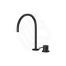 Bella Vista Mica Gooseneck Stainless Steel Hob Mounted Sink/Basin Mixer Tap Set Available In Colors
