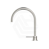 Bella Vista Mica Gooseneck Stainless Steel Hob Mounted Sink/Basin Mixer Tap Set Available In Colors