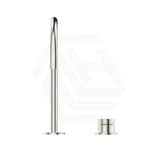 Bella Vista Mica Gooseneck Stainless Steel Hob Mounted Sink/Basin Mixer Tap Set Available In Colors