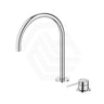 Bella Vista Mica Gooseneck Stainless Steel Hob Mounted Sink/Basin Mixer Tap Set Available In Colors