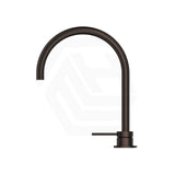 Bella Vista Mica Gooseneck Stainless Steel Hob Mounted Sink/Basin Mixer Tap Set Available In Colors