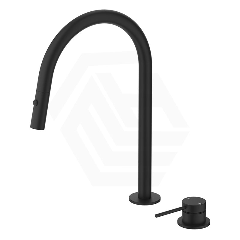 Bella Vista Mica Stainless Steel Pull-Out Kitchen Hob Mounted Mixer Tap Set Available In Colors