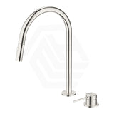 Bella Vista Mica Stainless Steel Pull-Out Kitchen Hob Mounted Mixer Tap Set Available In Colors