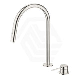 Bella Vista Mica Stainless Steel Pull-Out Kitchen Hob Mounted Mixer Tap Set Available In Colors