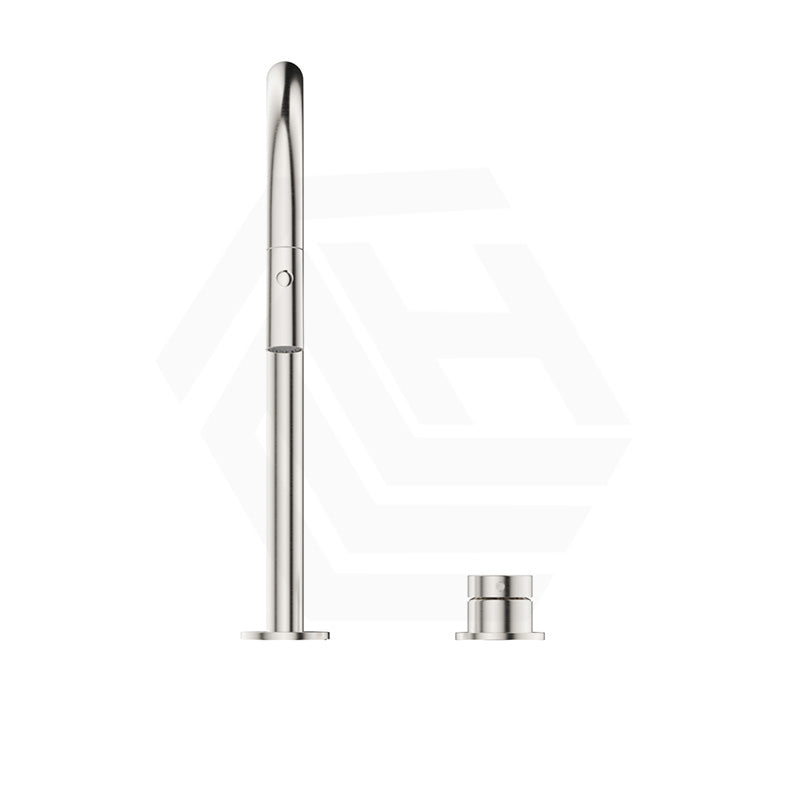 Bella Vista Mica Stainless Steel Pull-Out Kitchen Hob Mounted Mixer Tap Set Available In Colors