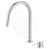 Bella Vista Mica Stainless Steel Pull-Out Kitchen Hob Mounted Mixer Tap Set Available In Colors