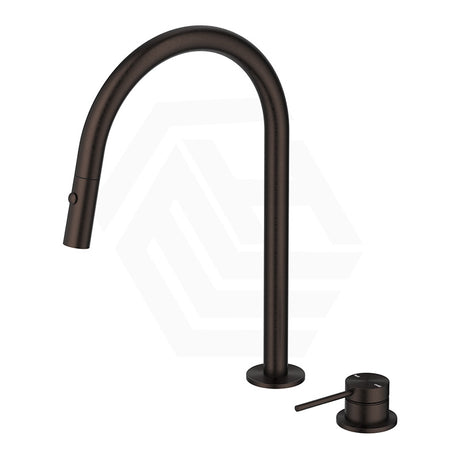 Bella Vista Mica Stainless Steel Pull-Out Kitchen Hob Mounted Mixer Tap Set Available In Colors