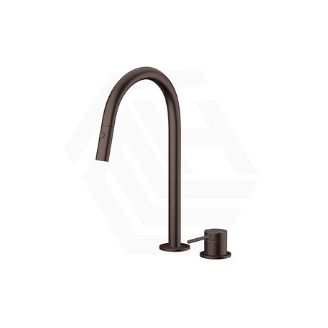 Bella Vista Mica Stainless Steel Pull-Out Kitchen Hob Mounted Mixer Tap Set Available In Colors