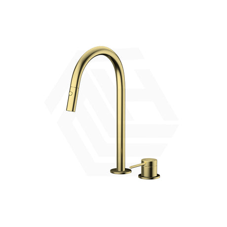 Bella Vista Mica Stainless Steel Pull-Out Kitchen Hob Mounted Mixer Tap Set Available In Colors