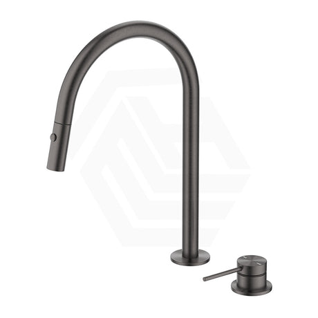Bella Vista Mica Stainless Steel Pull-Out Kitchen Hob Mounted Mixer Tap Set Available In Colors