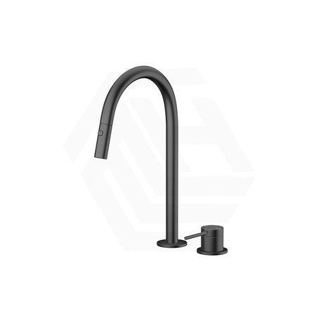 Bella Vista Mica Stainless Steel Pull-Out Kitchen Hob Mounted Mixer Tap Set Available In Colors