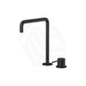 Bella Vista Mica Soft-Square Stainless Steel Hob Mounted Sink/Basin Mixer Tap Set Available In Colors