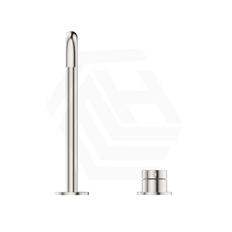 Bella Vista Mica Soft-Square Stainless Steel Hob Mounted Sink/Basin Mixer Tap Set Available In Colors