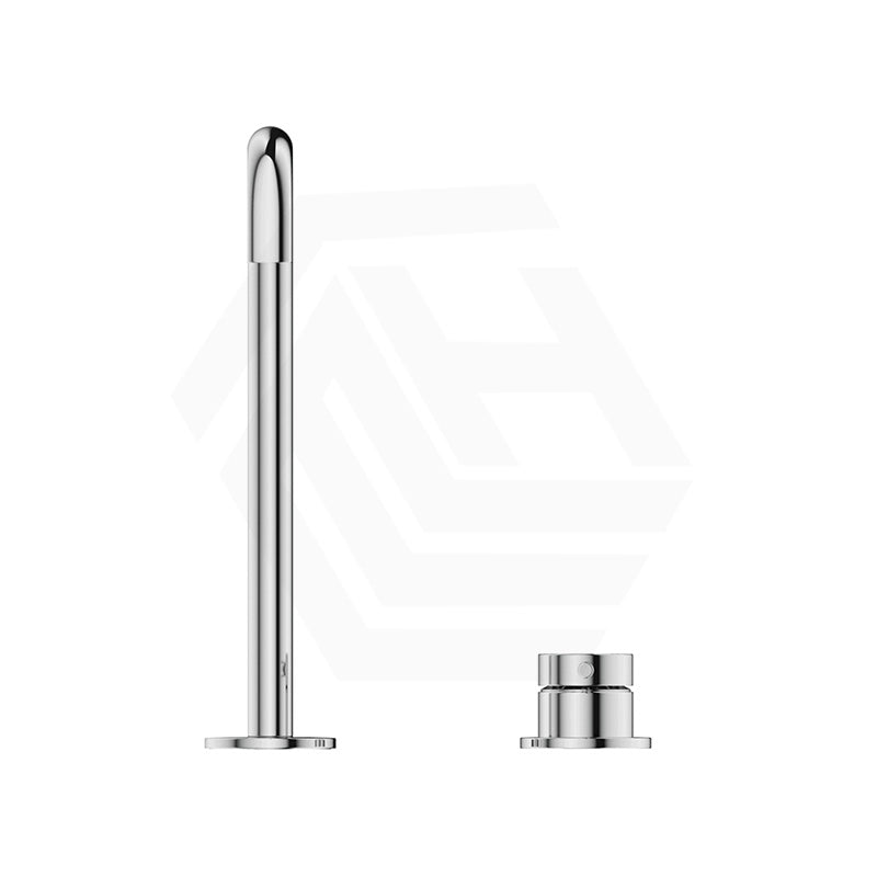 Bella Vista Mica Soft-Square Stainless Steel Hob Mounted Sink/Basin Mixer Tap Set Available In Colors