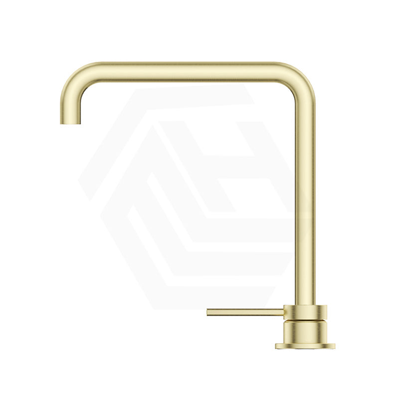 Bella Vista Mica Soft-Square Stainless Steel Hob Mounted Sink/Basin Mixer Tap Set Available In Colors