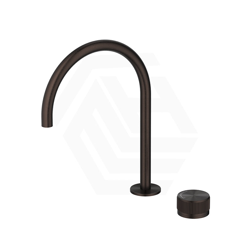 Bella Vista Mica Fluted Tall Stainless Steel Hob Spout & Mixer Tap Set Available In Colors