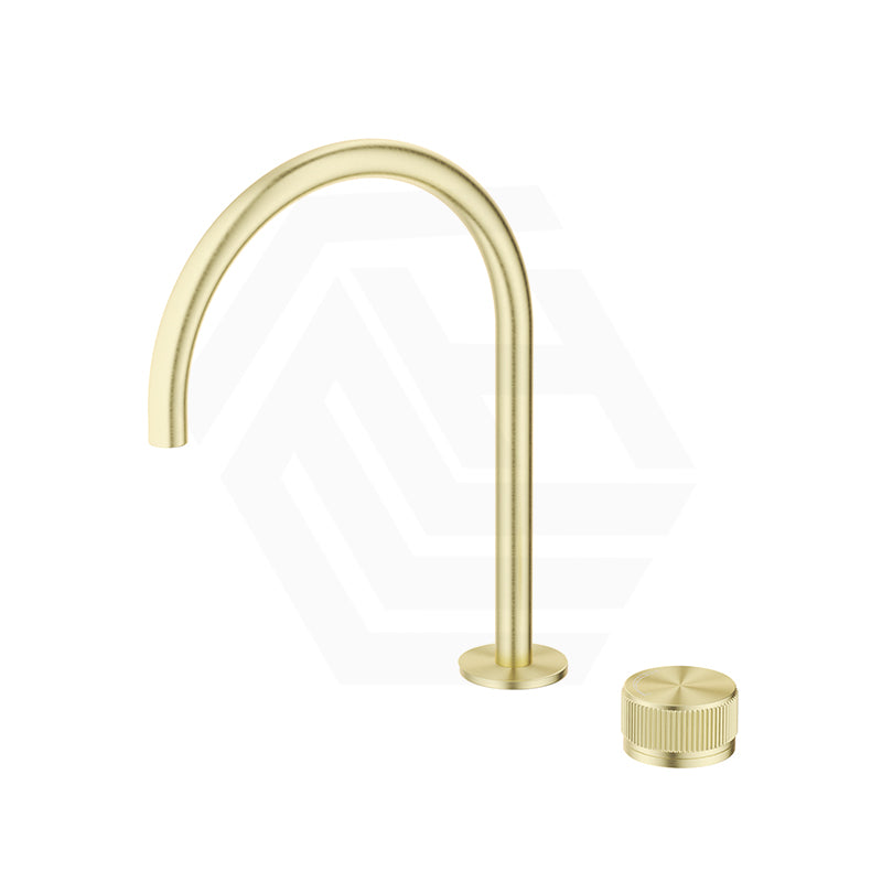 Bella Vista Mica Fluted Tall Stainless Steel Hob Spout & Mixer Tap Set Available In Colors