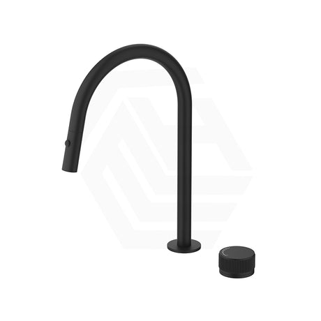 Bella Vista Mica Fluted Stainless Steel Pull-Out Kitchen Hob Spout & Mixer Variant Colour Available