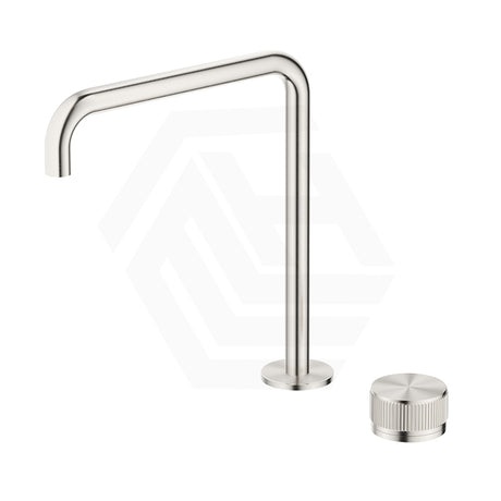 Bella Vista Mica Fluted Stainless Steel Hob Mounted Sink/Basin Tap Set Variant Colour Available