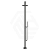 Bella Vista Mica 316 Stainless Steel Gooseneck Freestanding Outdoor Shower Set Variant Color Available