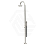 Bella Vista Mica 316 Stainless Steel Gooseneck Freestanding Outdoor Shower Set Variant Color Available