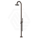 Bella Vista Mica 316 Stainless Steel Gooseneck Freestanding Outdoor Shower Set Variant Color Available