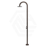 Bella Vista Mica 316 Stainless Steel Gooseneck Freestanding Outdoor Shower Set Variant Color Available