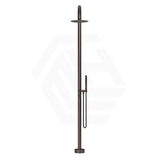 Bella Vista Mica 316 Stainless Steel Gooseneck Freestanding Outdoor Shower Set Variant Color Available