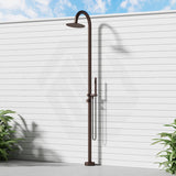 Bella Vista Mica 316 Stainless Steel Gooseneck Freestanding Outdoor Shower Set Variant Color Available