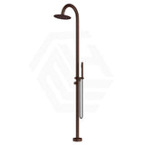 Bella Vista Mica 316 Stainless Steel Gooseneck Freestanding Outdoor Shower Set Variant Color Available
