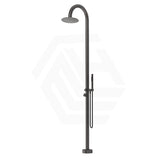 Bella Vista Mica 316 Stainless Steel Gooseneck Freestanding Outdoor Shower Set Variant Color Available