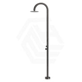 Bella Vista Mica 316 Stainless Steel Gooseneck Freestanding Outdoor Shower Set Variant Color Available