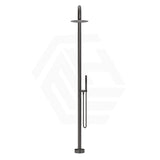 Bella Vista Mica 316 Stainless Steel Gooseneck Freestanding Outdoor Shower Set Variant Color Available